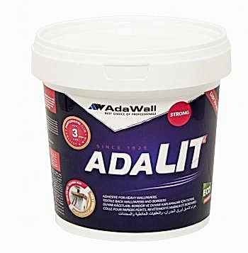 Adalit 1kg adhesive for heavy, textile back wallpaper and borders